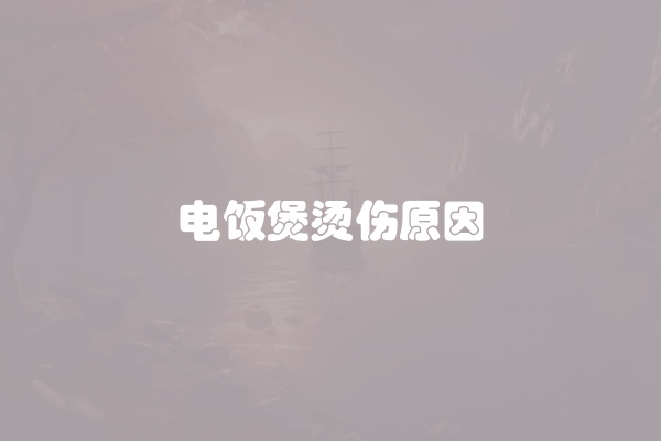 电饭煲烫伤原因