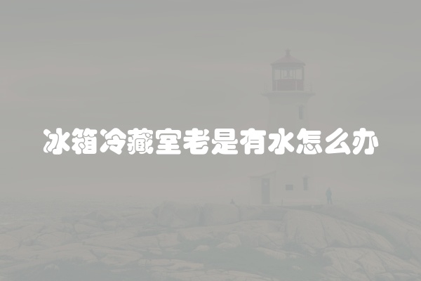 冰箱冷藏室老是有水怎么办
