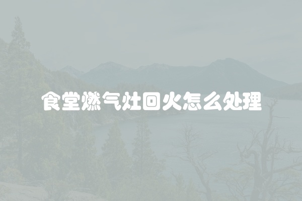 燃气灶不点火方法