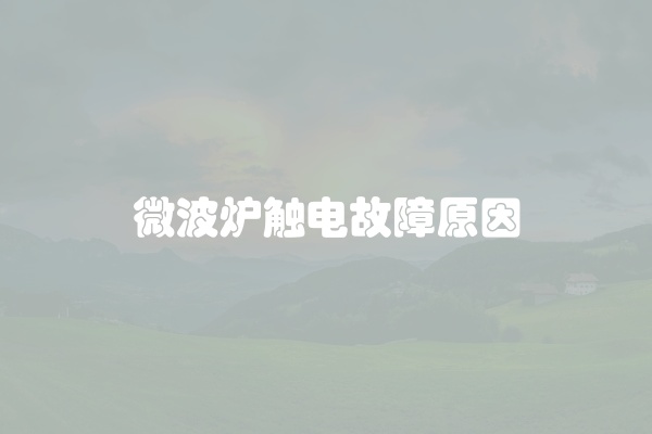 微波炉触电故障原因