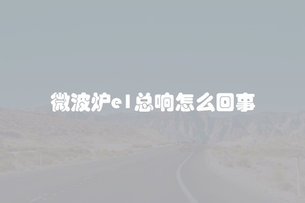 微波炉e1总响怎么回事