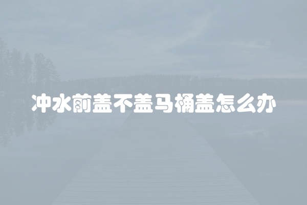 冲水前盖不盖马桶盖怎么办