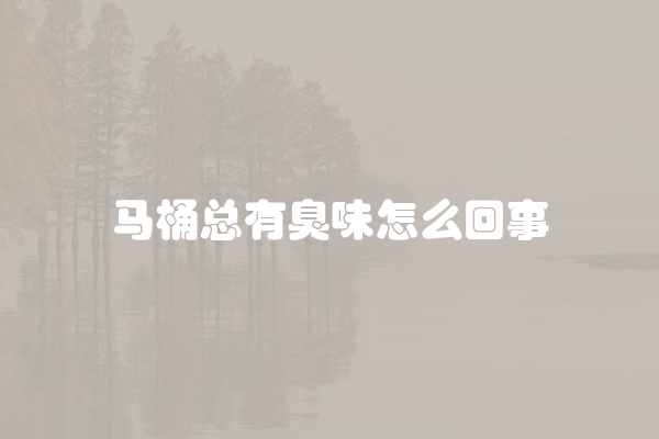 马桶总有臭味怎么回事